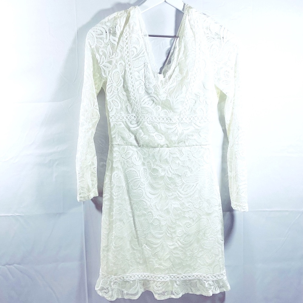 Off White Lace Dress